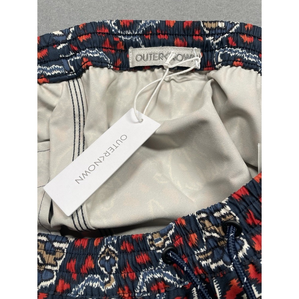 Outerknown Shorts Mens Size M Nomadic Printed Volley Hybrid 100% Polyester NWT - Picture 10 of 11